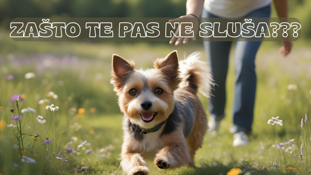 neposlušan pas